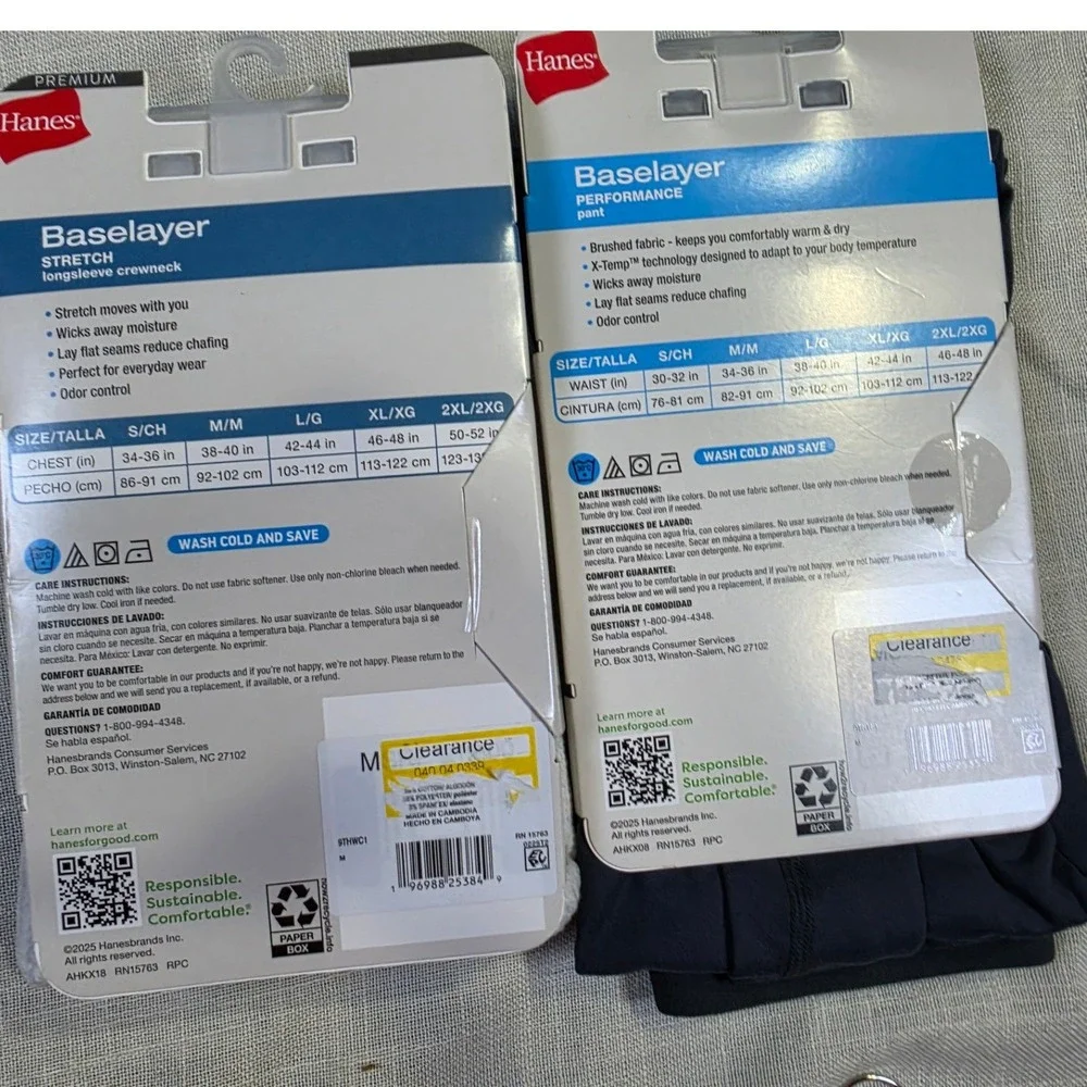 Hanes premium baselayer